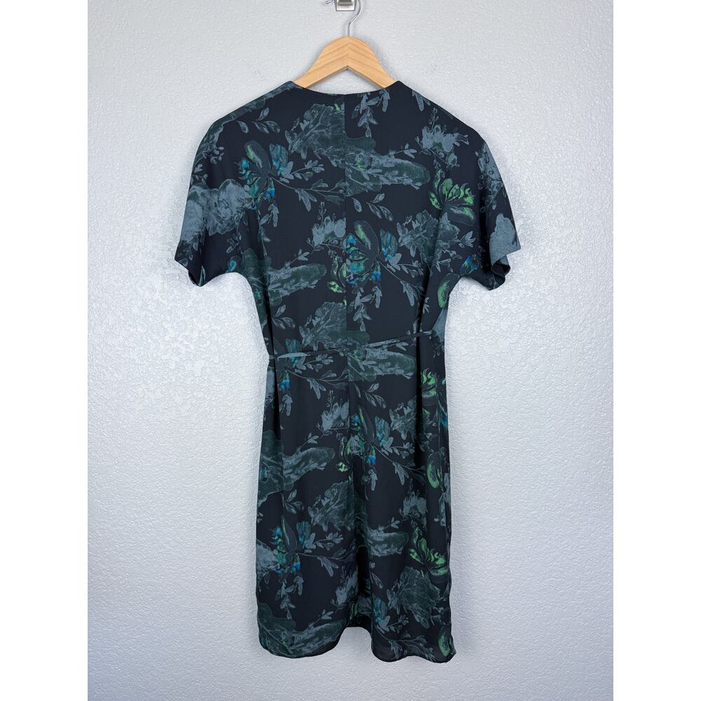 Aritzia Babaton Wallace Floral Botanical Full Wrap Dress S Whimsigoth Lined EUC - Picture 8 of 12